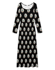 Baha Ranch Turquoise Silver Concho Long Sleeve Jumpsuit