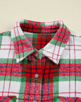 Dream Plaid Casual Flannel Shacket