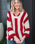 Anika Colorblock Bracelet Sleeve Sweater