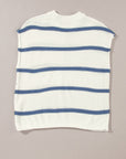 Stripe Batwing Sleeve Sweater Tee