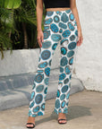 Baha Ranch All Turquoise Flare Pants