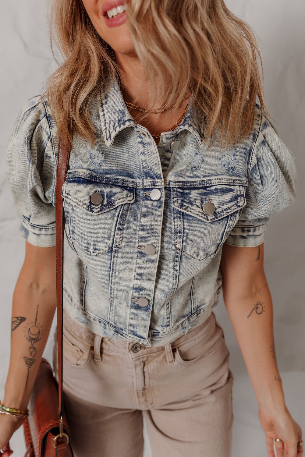 Eleanor Chest Puff Sleeve Jacket