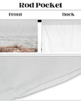 Highland Cows Window Curtain 52"x63" (2-Piece) Made in America