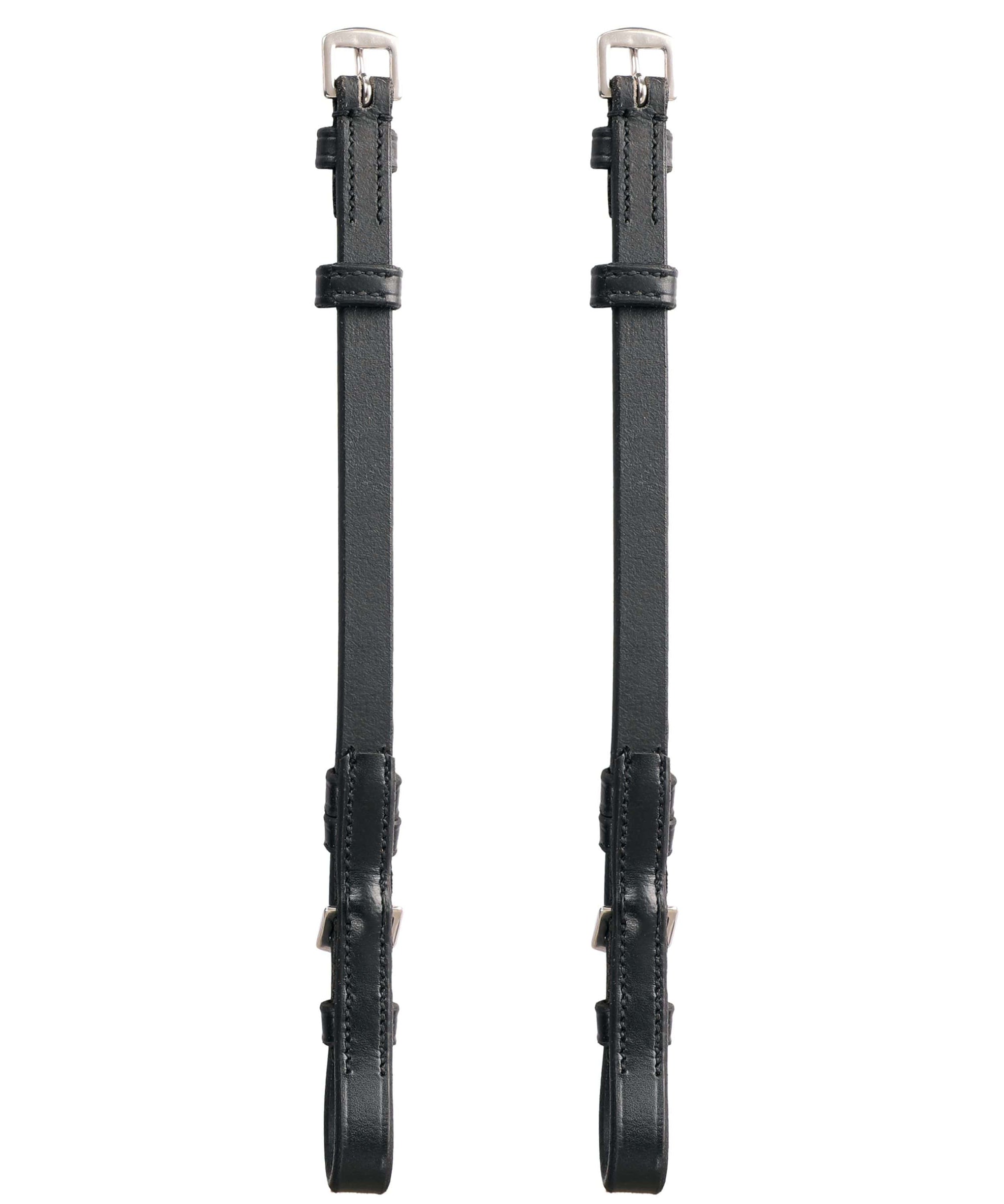 ExionPro Bridle Cheek Pieces With Buckle Fastening - Matching Stitching