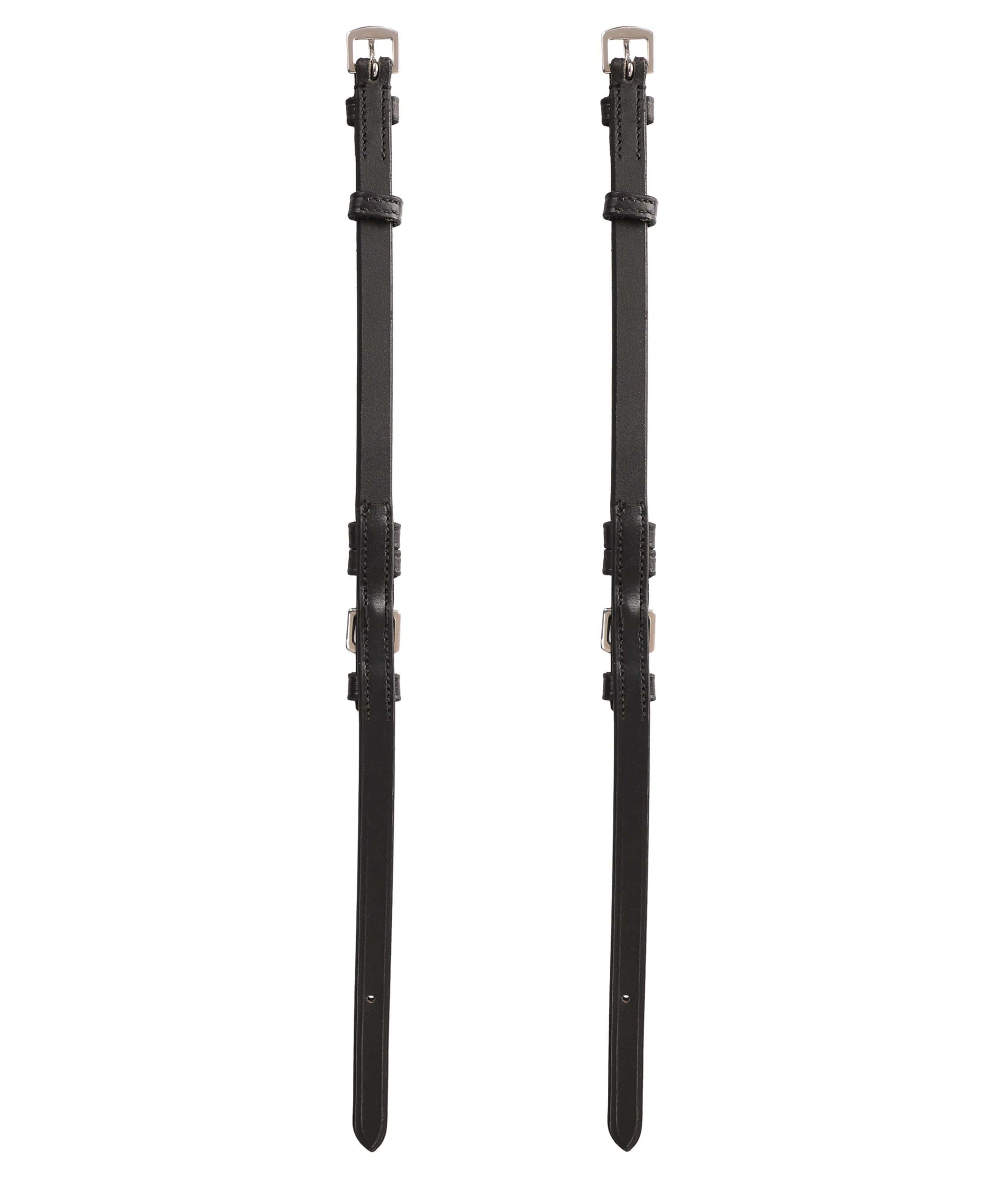 ExionPro Bridle Cheek Pieces With Buckle Fastening - Matching Stitching