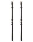 ExionPro Bridle Cheek Pieces With Buckle Fastening - Matching Stitching