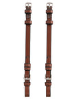 ExionPro Bridle Cheek Pieces With Buckle Fastening - Matching Stitching