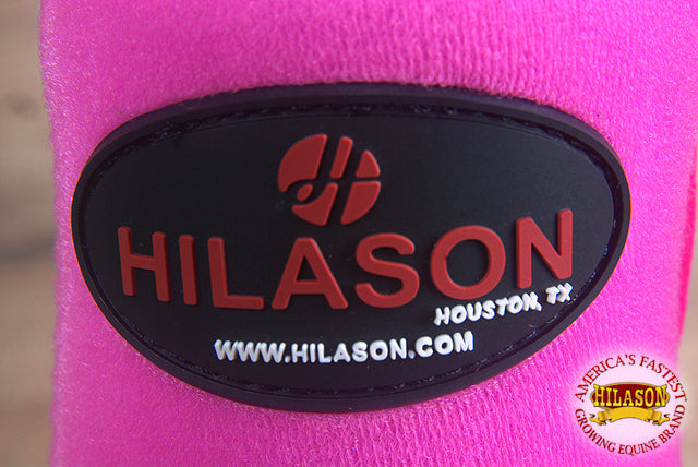 Large Hilason Horse Medicine Sports Boots Rear Hind Leg Pink