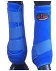 Large Hilason Horse Medicine Sports Boots Rear Hind Leg