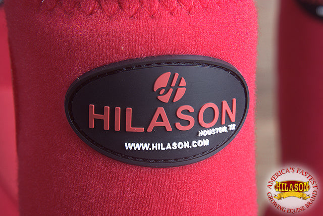 Large Hilason Horse Medicine Sports Boots Rear Hind Leg Red