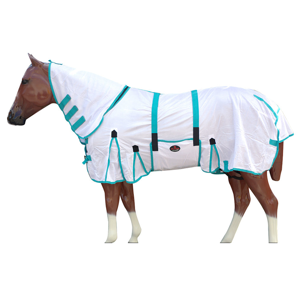 HILASON Horse Fly Sheet UV Protect Breathable Mesh Bug Mosquito Spring | Summer Horse Rug | Fly Rug