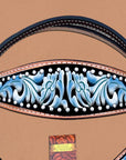 Leather Western Headstall And Breast Collar Set