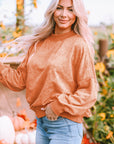 Mineral Wash Drop Shoulder Crewneck Sweatshirt
