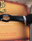 Hilason Western Horse Mouth Stainless Steel Ring Combo Snaffle Hackamore Bit