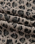 Leopard Textured Short Sleeve Jumper and Pants Set