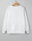 Kaitlyn Patched Drop Shoulder Sweatshirt