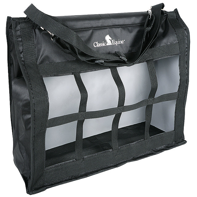24"X20"X9" Classic Equine Horse Feed Nylon Top Load Hay Bag Black