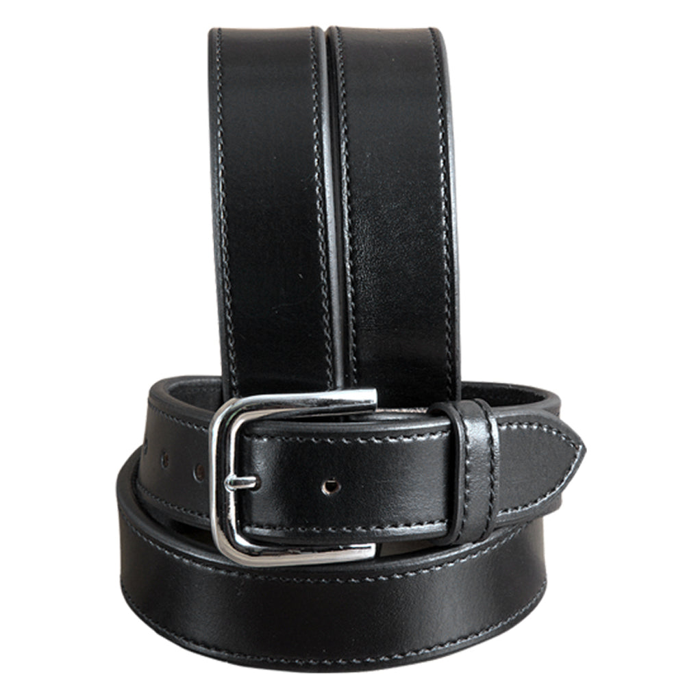 28 In Hilason Full Grain Western Leather Mens Womens Belt Black