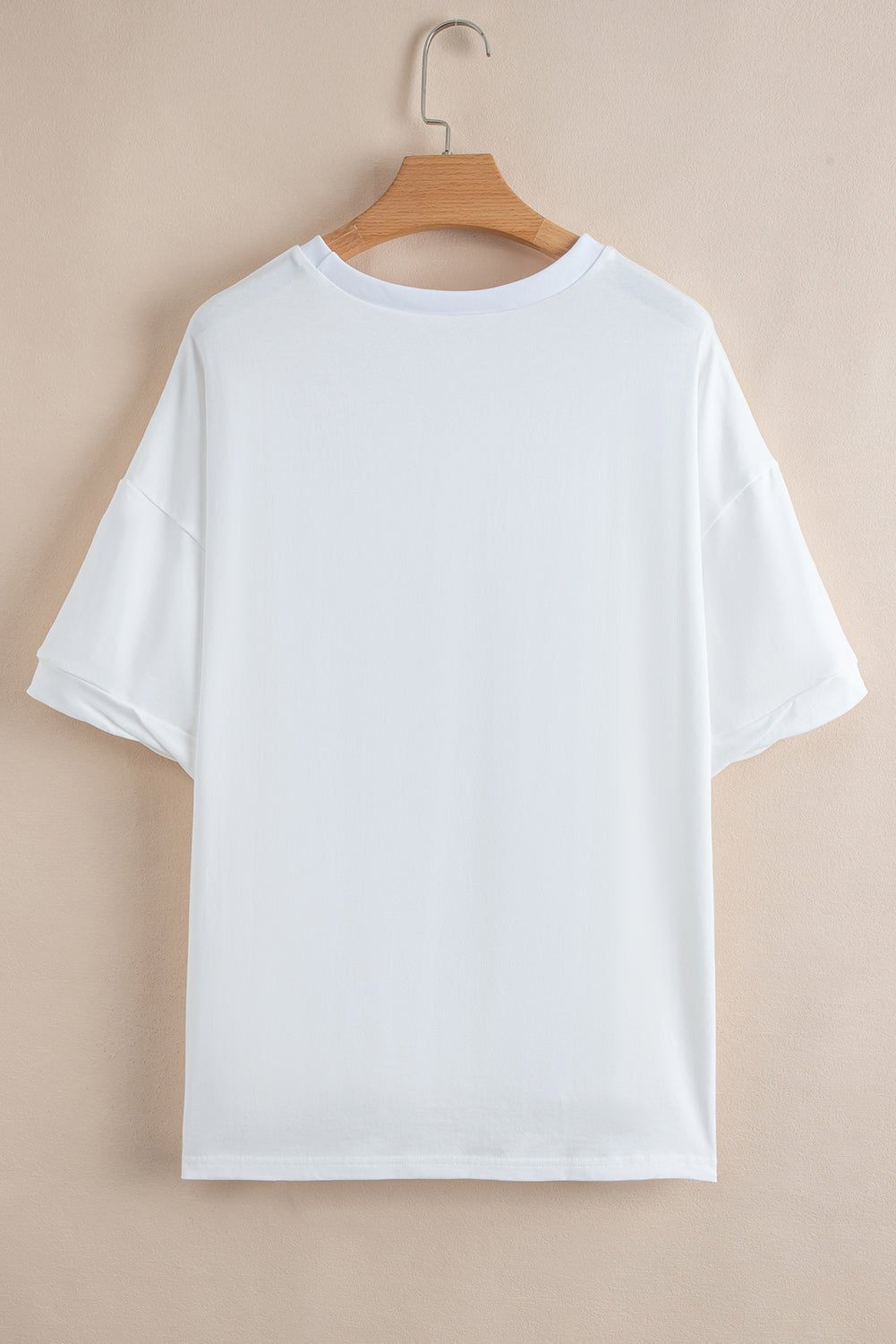 Ayra Loose Half Sleeve Hi Low Hem Top