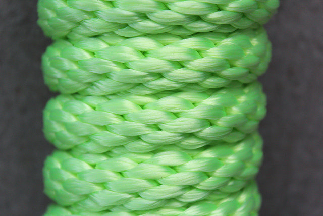Horse Roping Lead Rope Riding Poly Blue Black White 1/4"X8 Ft Snaps