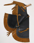 Hilason Pro Rodeo Bull Riding Chaps Leather Kids Junior Youth
