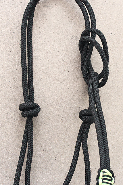 HILASON Western Horse Poly Rope Tied Adjustable Halter 8 Ft Lead Rope
