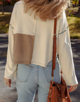Jaliyah Knit Stitch Detail Long Sleeve Top