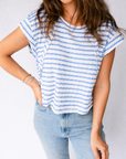 Maddie Sleeve Patchwork T Shirt