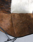 Made In Usa Genuine Leather Butterfly Chair Folding Modern Sling Seat