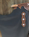 HILASON Bull Riding Chinks Adult Pro Rodeo Bronc Leather | Handmade Chaps Western for Adults Hand Tooled