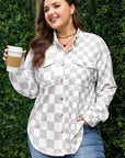 Emily Down Casual Western Plus Jacket
