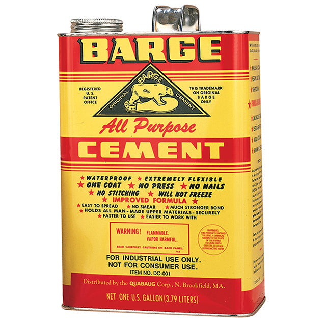 BARGE ALL PURPOSE LEATHERCRAFT CEMENT GALLON &amp; WATERPROOF SOLUTION MADE IN USA