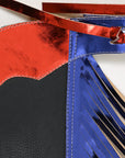 Hilason Western Pro Rodeo Bull Riding Chaps Leather Youth Kid