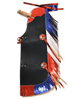 Hilason Western Pro Rodeo Bull Riding Chaps Leather Youth Kid