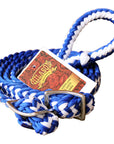 1" X 8Ft Hilason Braided Poly Barrel Horse Racing Reins Flat Grip Knots