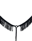 Horse Breast Collar Flat Braided Paracord With Fringes By Hilason