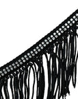 Hilason Horse Flat Braided Paracord Crystal Fringes Breast Collar