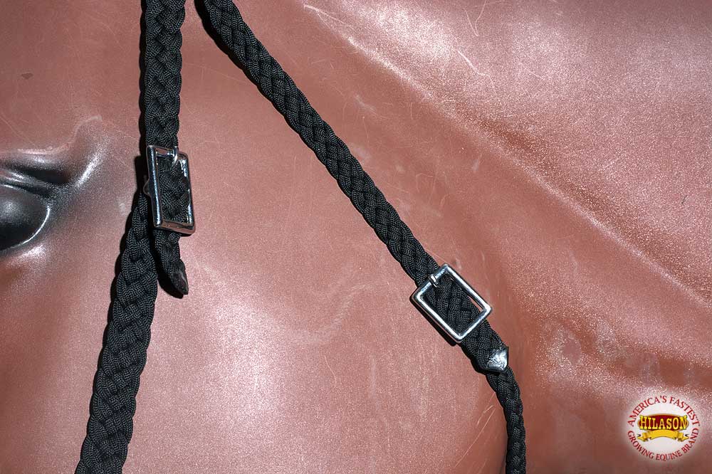 Horse Bridle Headstall Flat Braided Paracord By Hilason