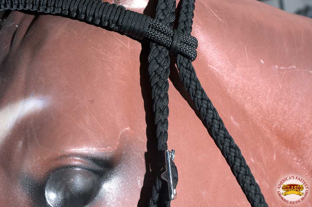 Horse Bridle Headstall Flat Braided Paracord By Hilason
