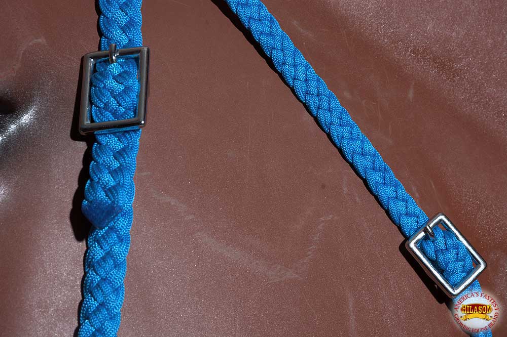 Horse Bridle Headstall Flat Braided Paracord By Hilason