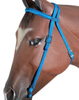 Horse Bridle Headstall Flat Braided Paracord By Hilason