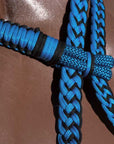 Black Horse Bridle Headstall Flat Braided Paracord By Hilason