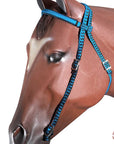 Horse Bridle Headstall Flat Braided Paracord By Hilason