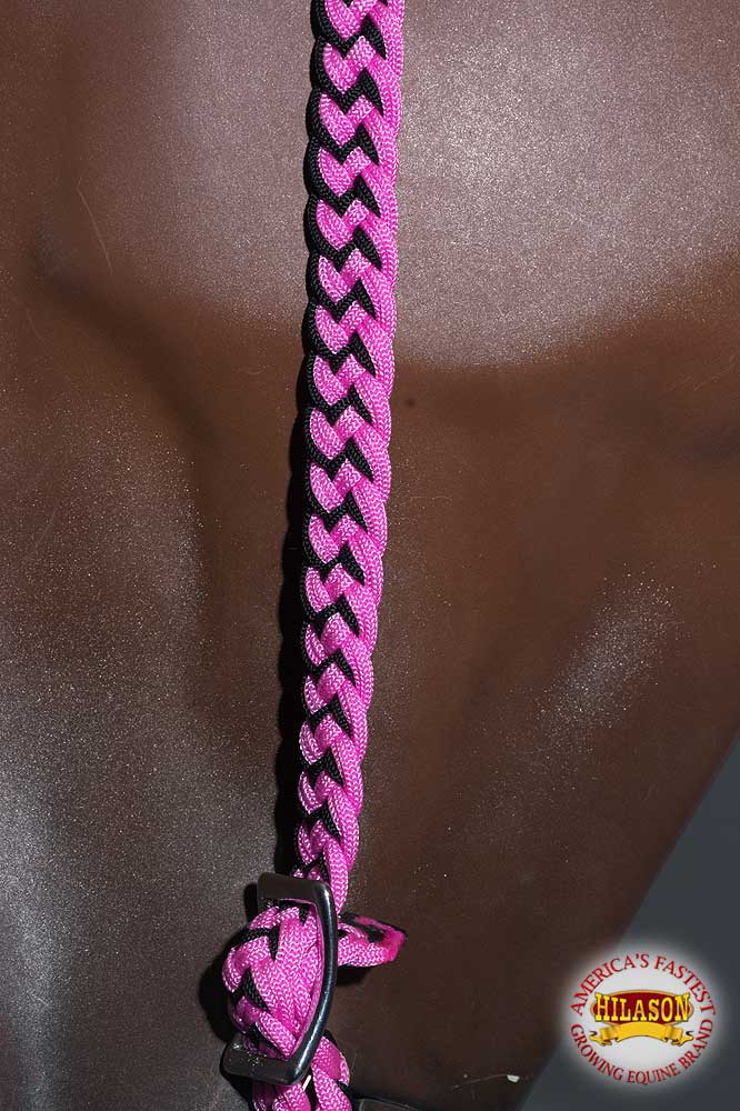 Horse Bridle Headstall Flat Braided Paracord By Hilason