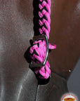 Horse Bridle Headstall Flat Braided Paracord By Hilason