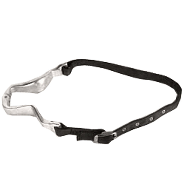 24 Inch Hilason Aluminium Hinged Horse Cribbing Strap Webbing Black