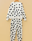 Polka Dot Pullover and Jogger Pants Set
