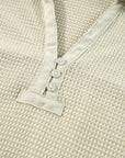 Dulce Parchment Textured Long Sleeve Lounge Set
