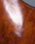Genuine Leather Butterfly Chair Folding Lounge Modern Sling Accent Seat