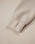 Solid Half-Zip Hoodie and Pants Set